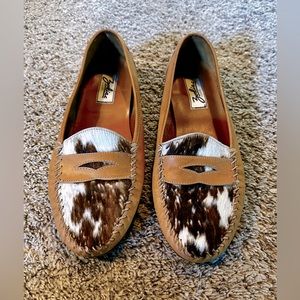 Mens Zodiac Tan Cowhide and Leather Loafer Slip On Shoes Sz 12.